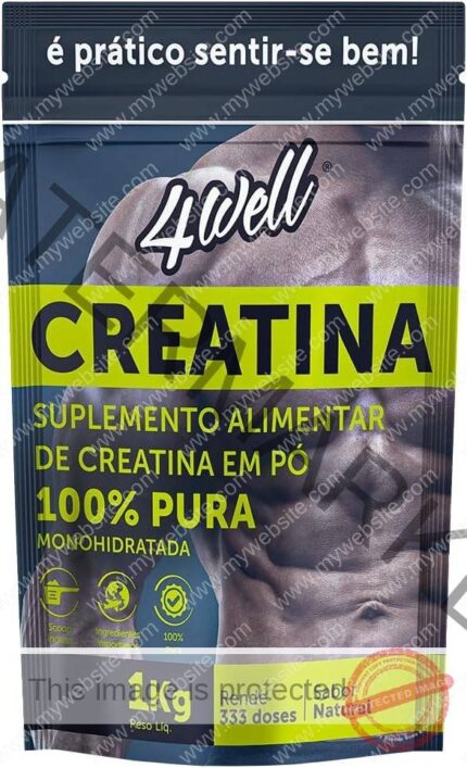 Creatina Monohidratada 4well 1Kg Sabor Natural