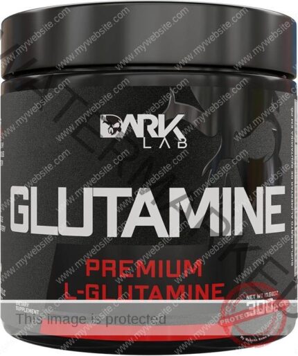 Glutamina Dark Lab 100% Pura, 300g, Recuperação Muscular e Sistema Imunológico