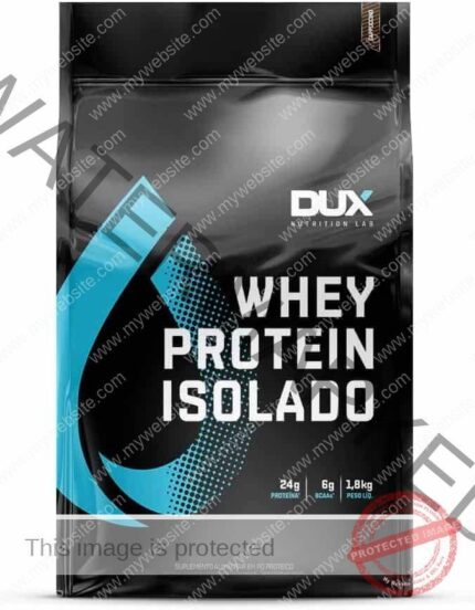Whey Protein Isolado Morango Refil 1.8kg – Contribui para os Resultados e Auxilia a Recuperação Muscular – Dux Human Health